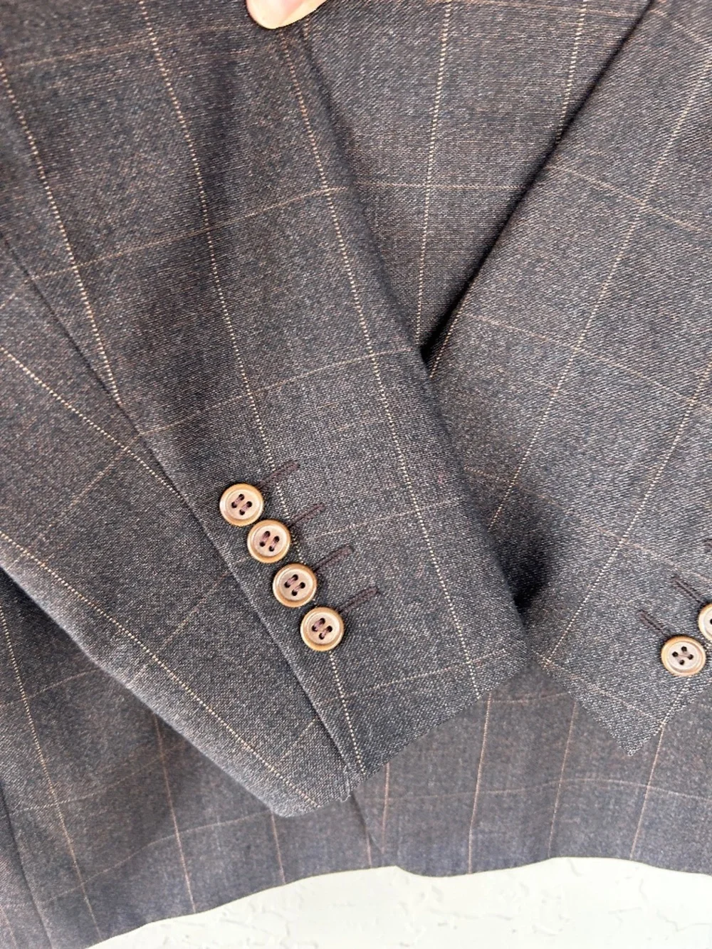 CANALI Brown Wool Blazer Style/Model A 13320 Size EU 52 R US 42 100% Wool EUC